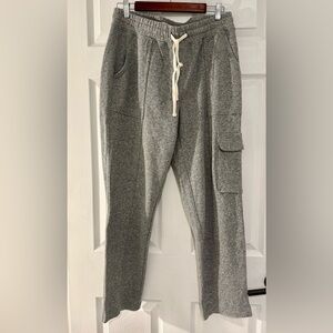 UpWest Hemp Fleece Cargo Pants Joggers Grey Heather
